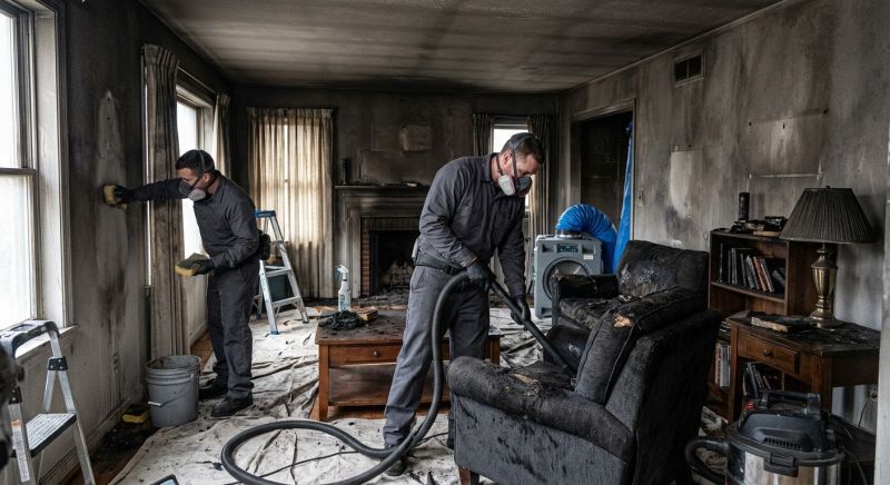 Fire Damage Cleanup in Sonoma County, CA